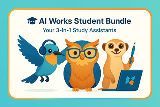 AI Works Student Bundle featuring Timely, Breezely and Preply